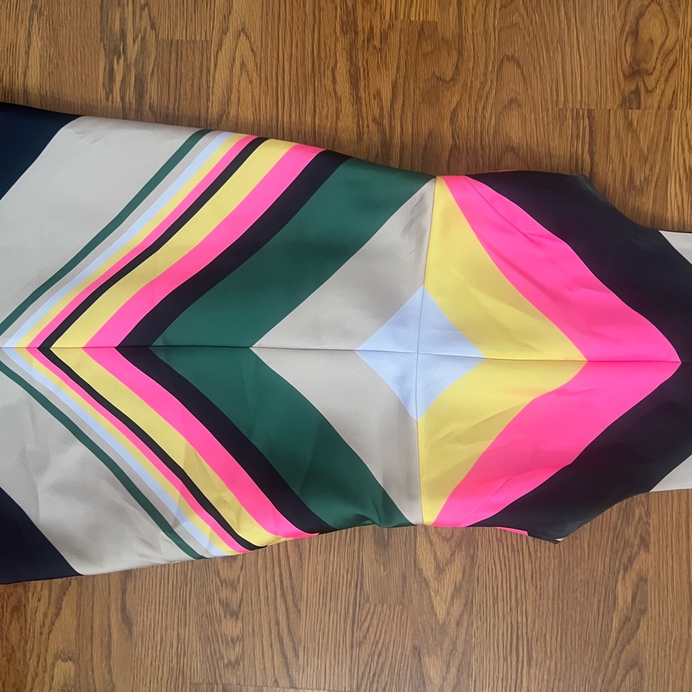 J. Crew Collection Chevron Pattern Sleeveless Dre… - image 2